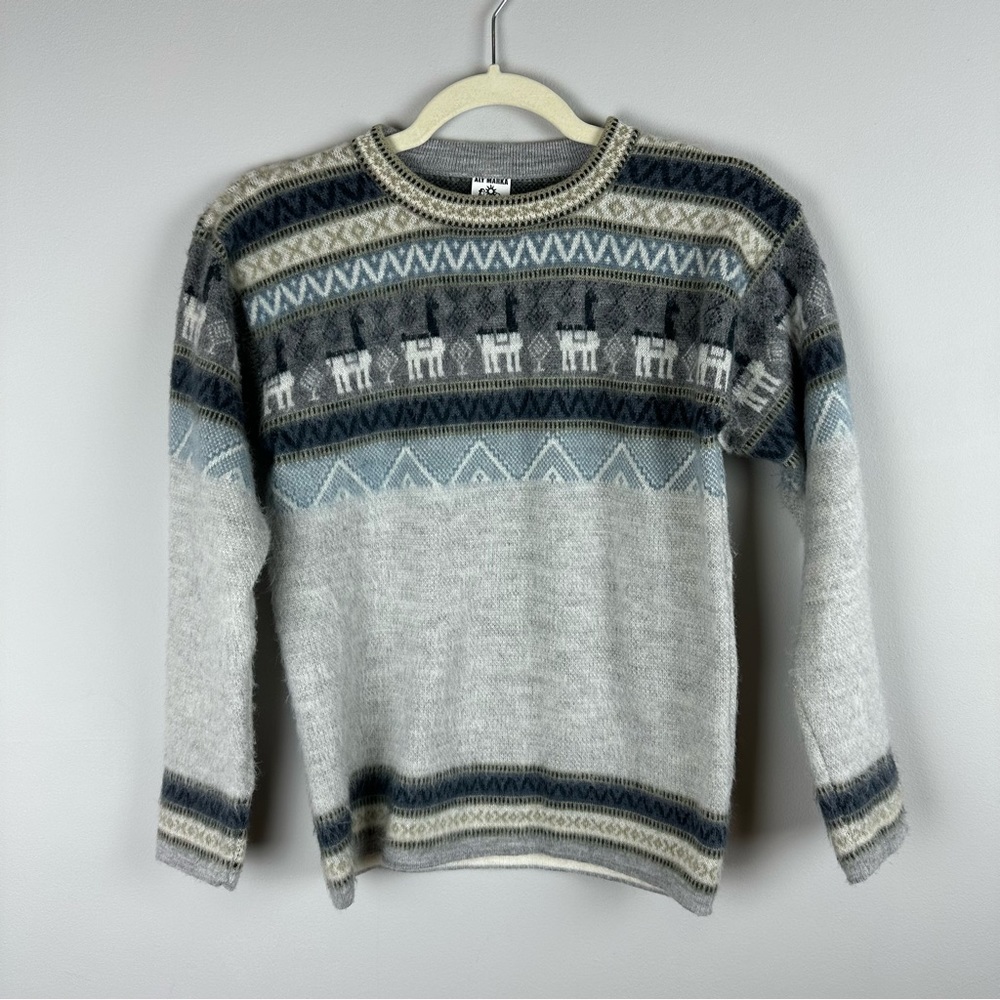 Aly Marka Alpaca/ Llama wool sweater size S